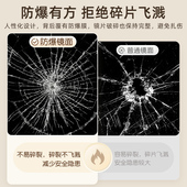 拱形镜子壁挂式 全身试衣镜自粘免打无框墙穿衣镜防爆