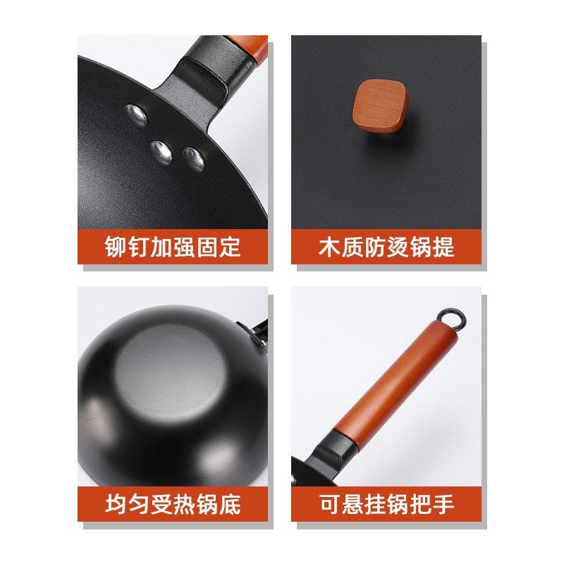 厂家直供匠心智造锅粘锅家用汤锅煎锅锅具装三件,厨房/烹饪用具,炒锅,淘宝优惠券,粉丝福利购,淘宝优惠卷