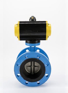 蝶D 对夹式橡胶四氟软密封球墨板门DNDN