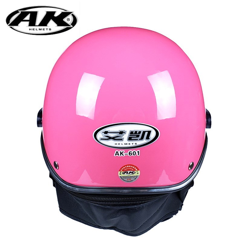 艾凯AK头盔四季安全帽电动车头灰助力车男女式秋冬保暖围脖头奎