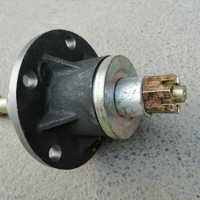 五孔前轮毂205轴承矿用农用电动三轮车配件钢圈固定法兰盘互换轱