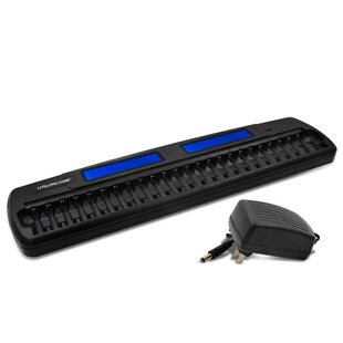 力特朗 电池充电器号通用 槽液晶智能显示充电器充号号电池