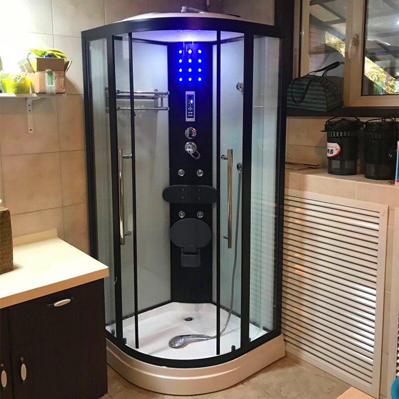 豹龙整体浴室整体房 整体扇形洗澡封闭式沐浴房