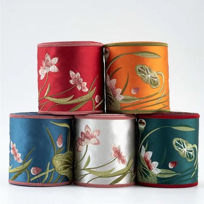 绣古装汉服霞帔边辅料 di窗帘沙发桌旗布艺装饰绣织带