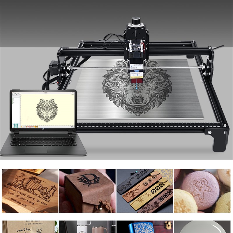 激光雕刻机小型全自动锈钢打刻机多功能家用携式木板切割diy