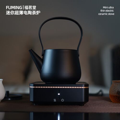 福茗堂电陶炉触屏茶炉煮茶器迷你煮茶炉挑壶光波炉静音智能电热