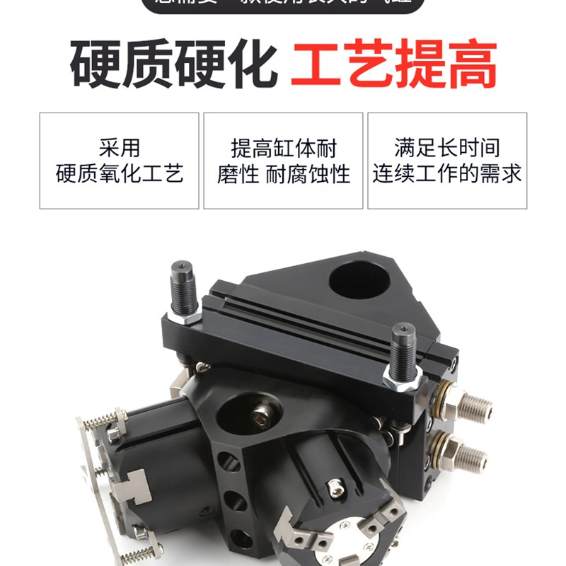 180度旋转换向夹持气缸桁架上下料机械手RML20-25/32/40-3外置型