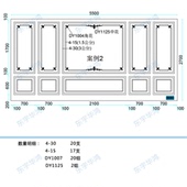 树脂角 饰吊顶造型拼法式 线条法式 饰整电视背景墙边框装