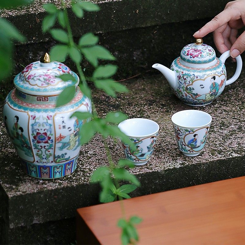 茶具组罐茶叶罐壶杯子包盒 绿茶红茶岩茶礼空盒