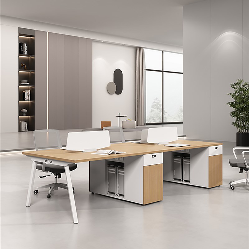 员工桌椅组合简约现代展台员工站双人4人4人6人办公屏幕电脑桌