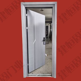 锌合金房间门烤漆门卧室门钢门室内门出租屋简装门钢制门房门