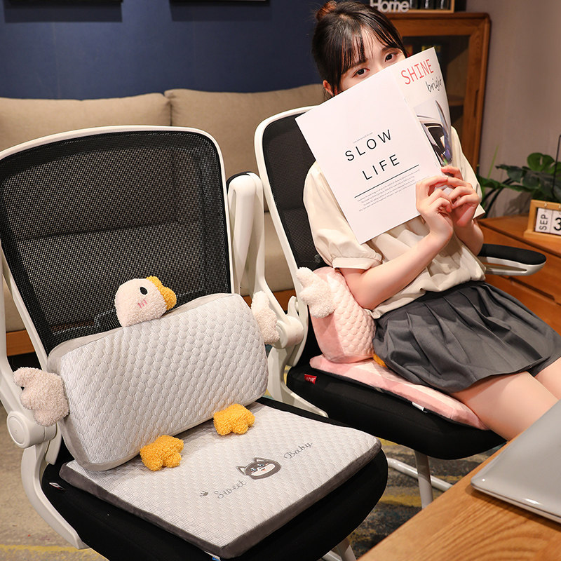 办公室腰枕椅子坐垫一体腰垫座椅记忆棉腰靠汽车靠枕久坐护腰靠垫,居家布艺,腰靠垫,淘宝优惠券,粉丝福利购,淘宝优惠卷