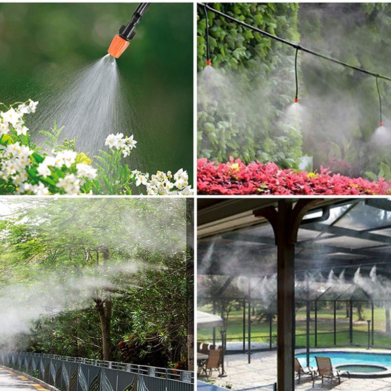 可调可关闭雾化除尘消毒降温灌溉懒人浇花器装