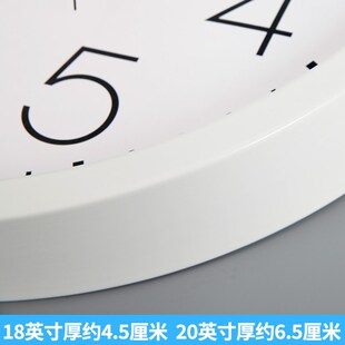 QJ酒店大堂大号壁挂钟客厅时尚静音挂表挂墙时钟大尺寸钟表