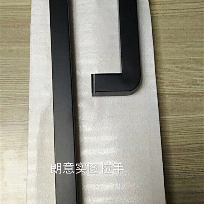 定制黑色淋浴房一字型门淋浴房钢化玻璃淋浴房隔断移门