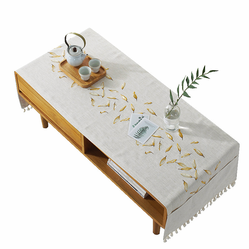 现代茶几桌布茶几垫棉麻防水防油免洗客厅餐桌布茶几布,居家布艺,茶几垫,淘宝优惠券,粉丝福利购,淘宝优惠卷