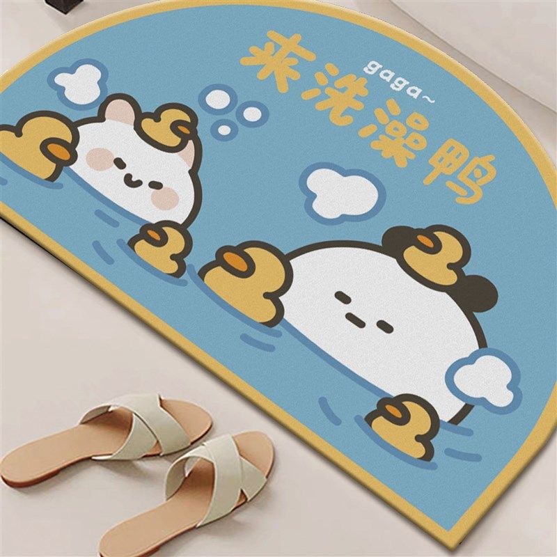 八九十硅藻泥吸水地垫 必易防滑加厚防潮速干半圆浴室吸水,家庭/个人清洁工具,地垫,淘宝优惠券,粉丝福利购,淘宝优惠卷