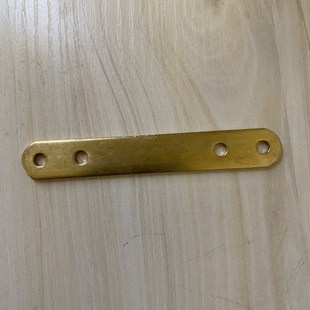 加厚黄铜一字角码 直条片超连结角红木家俱紧固件连接件红木 直码