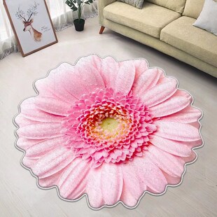 防滑加厚柔软床边卧室风立体感电脑椅垫阳台小地毯地垫定制