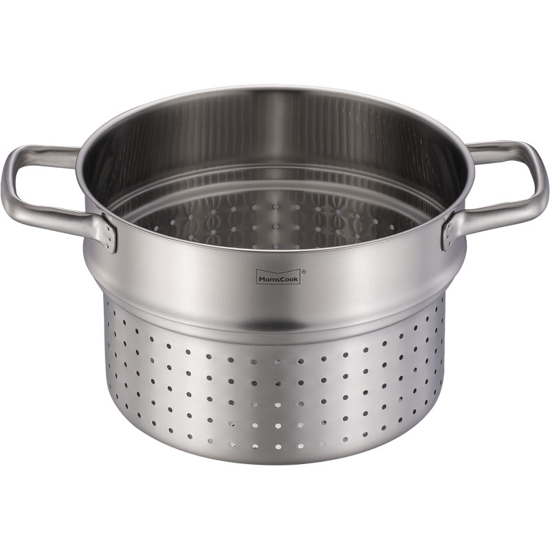 momscook慕厨 304不锈钢意粉篮蒸格蒸笼蒸屉适用LY2422汤锅24cm