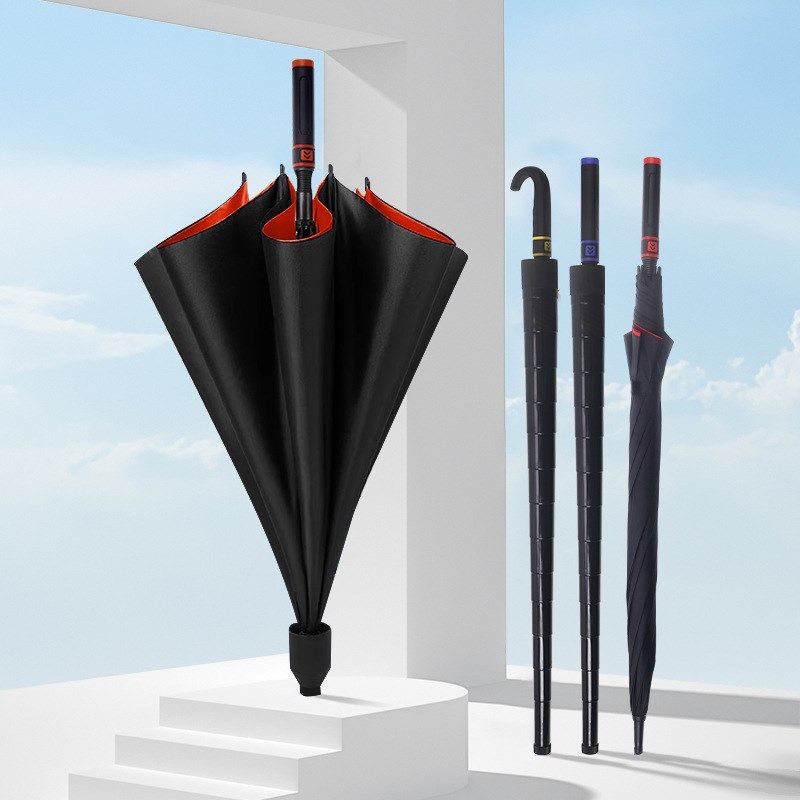雨伞加大加厚加固骨商务特大号晴雨两用长柄车载伞防水太阳伞