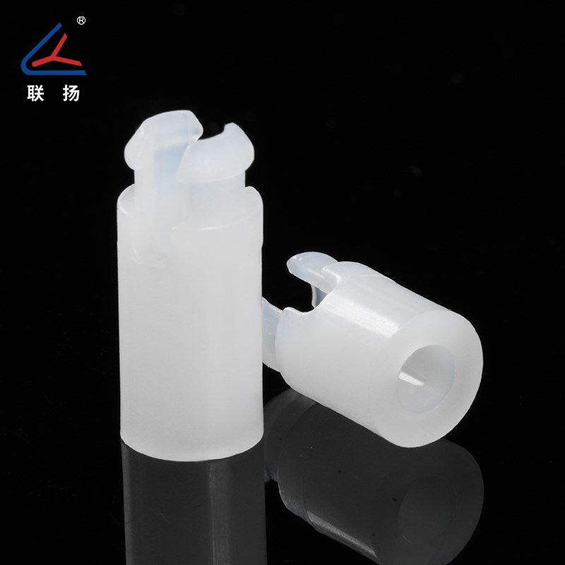 联扬 尼龙间隔柱 PC板隔离柱 扣式绝缘柱空心塑料线路板支撑柱