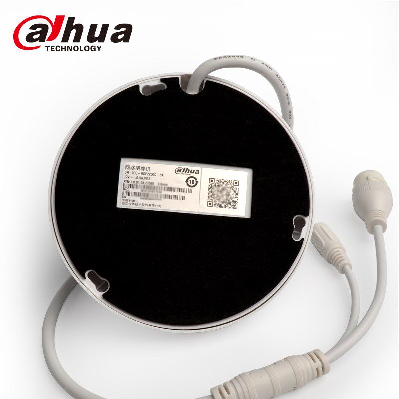 大华万电梯专用音频半球OE监控网络摄像机DHICHD22C