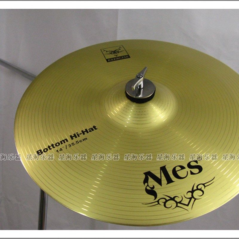 MES 擦片单片 Q7镲片 14寸镲片一对 踩镲 Hi-Hat两片 送鼓棒