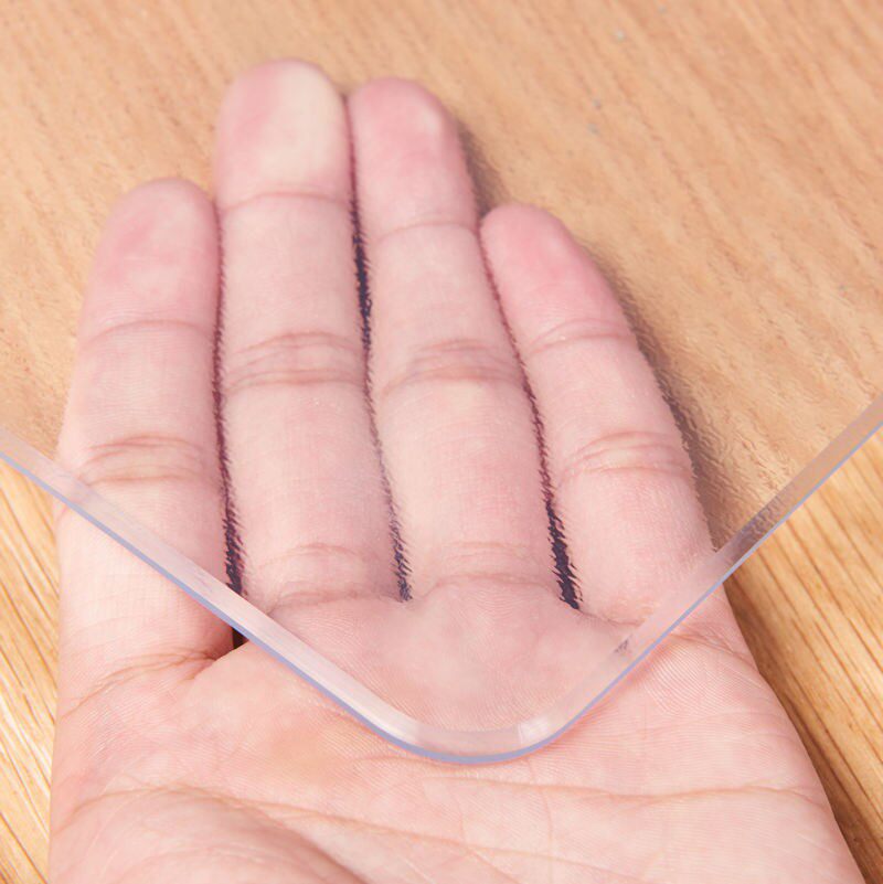 透明塑料pvc软玻璃桌布防水防烫茶几垫欧式胶垫饭桌垫台垫厚黑色