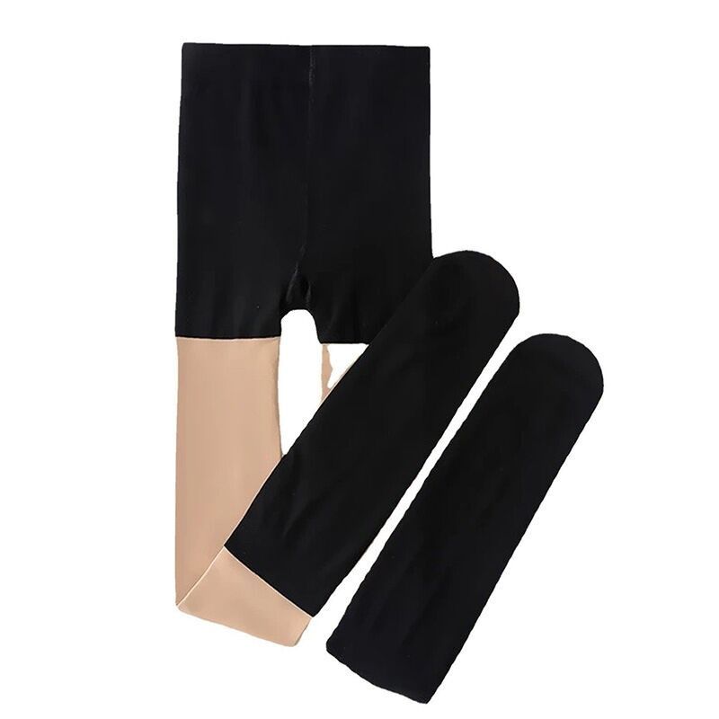 三合一安全裤拼接丝袜假两件光腿神器秋冬加绒假过膝小腿高筒袜子,女士内衣/男士内衣/家居服,连裤袜/打底袜,淘宝优惠券,粉丝福利购,淘宝优惠卷