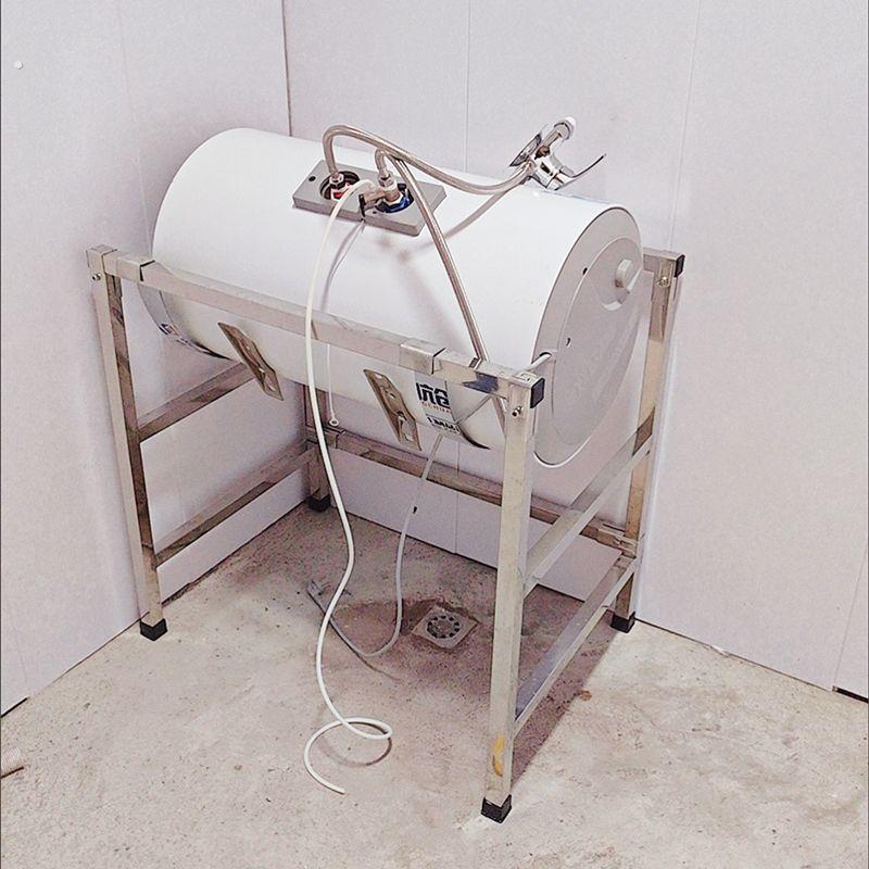 电热水器承重支架落地空心墙专用托架浴室免打孔置物架简易房挂架