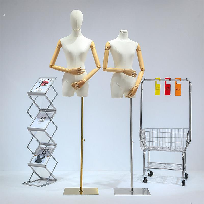 挂件手韩版小胸锁骨模特道具女半全身服装店橱窗人偶模特展示架子