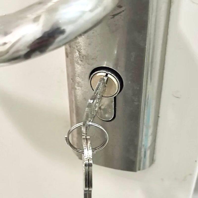化妆室单舌锁芯室内门房门木门家用老式锁芯卧室通用通用型酒店