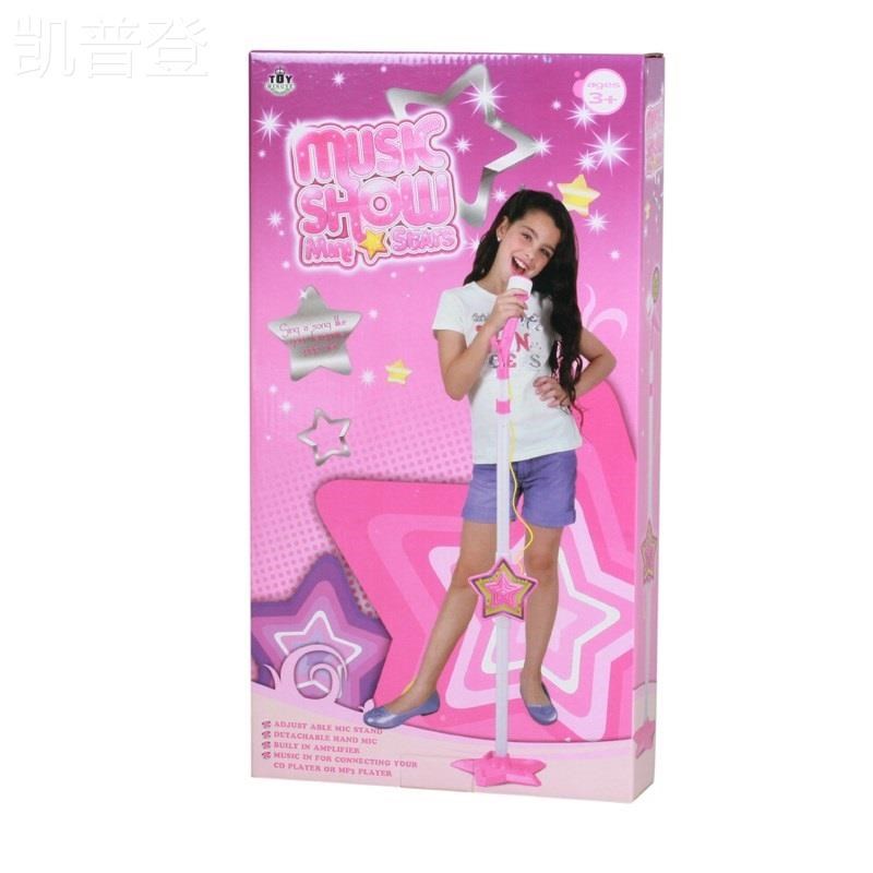 幼儿园表演区小舞台话筒儿童持卡拉ok唱歌小班区域活动材料道具