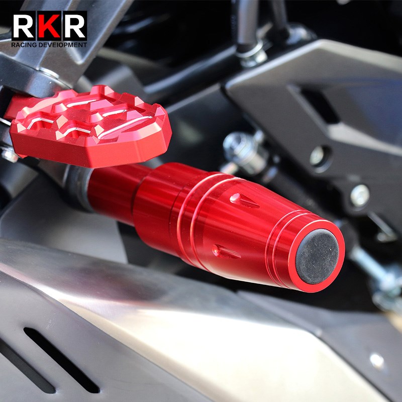 适用钱江赛00改装赛 排气管杆赛0保险杠胶棒保护杆护杠