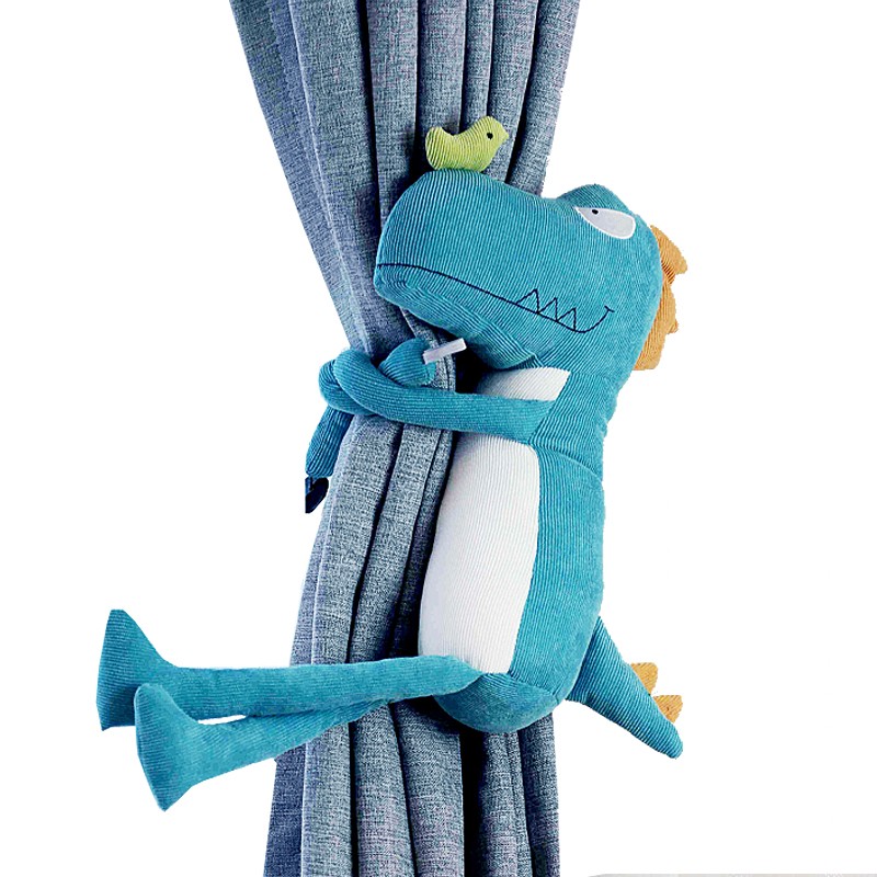 卡通窗帘绑带窗帘扣系绳绑绳免打孔一对 扣环挂钩儿童房可爱公仔