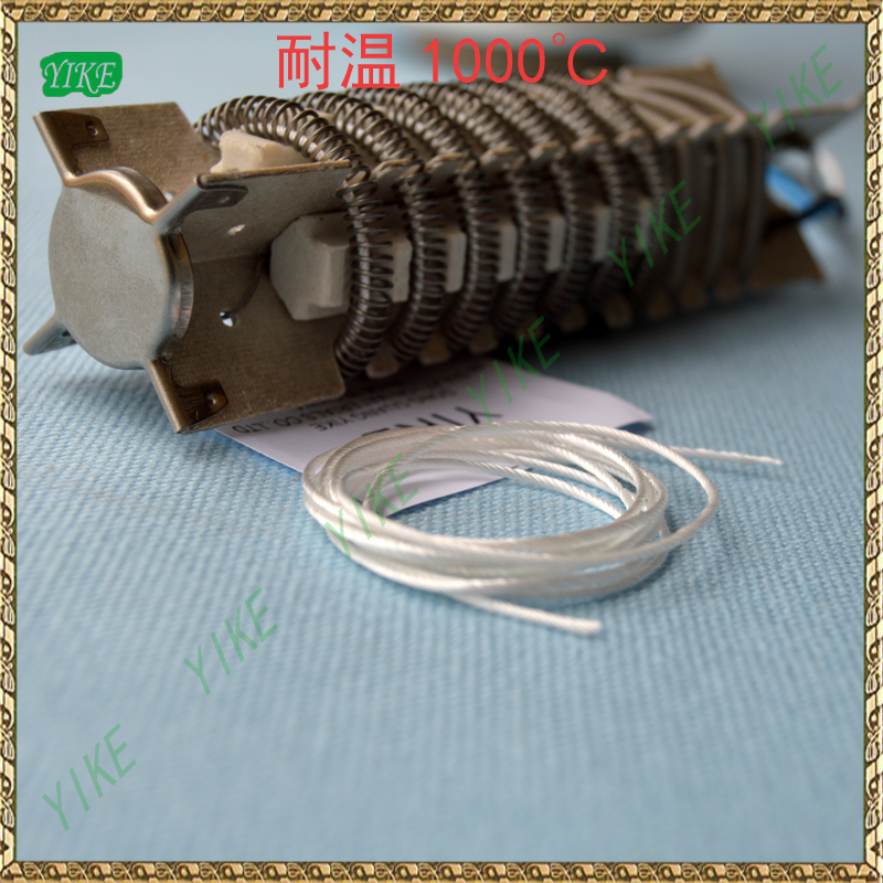 防火线高硅氧耐高温纤维绳电动机耐温绑扎绳氧化硅绳10001.0mm