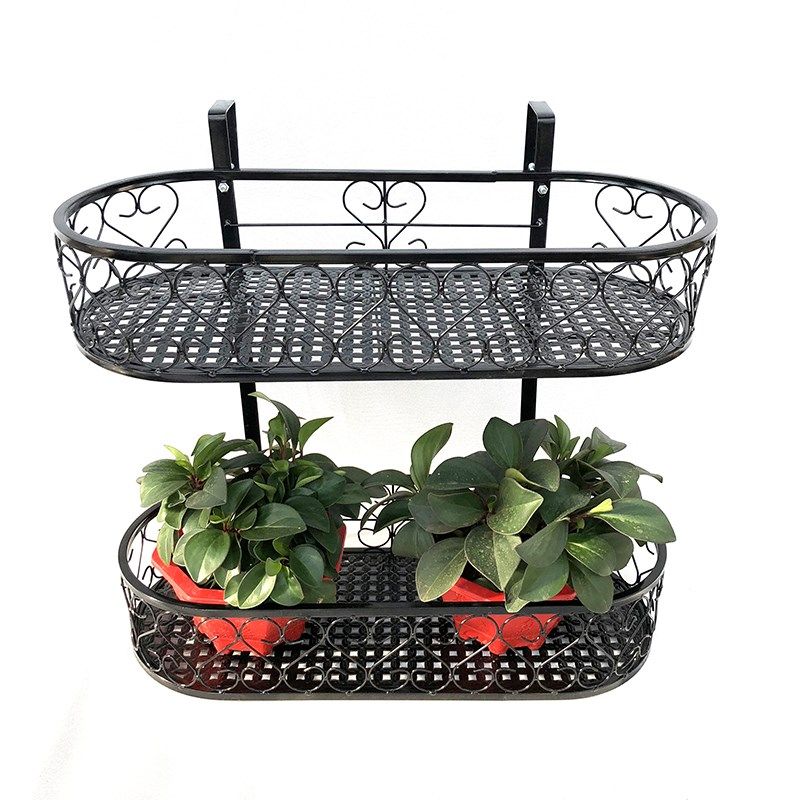 欧式阳台架铁艺护栏层架 栏杆架 室外多层悬挂式多肉架,住宅家具,花架/花几,淘宝优惠券,粉丝福利购,淘宝优惠卷