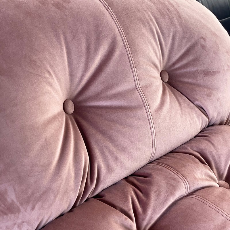 卡西纳大钢牙河马沙发皮布艺多人单人休闲椅包豪斯复古家用沙发椅