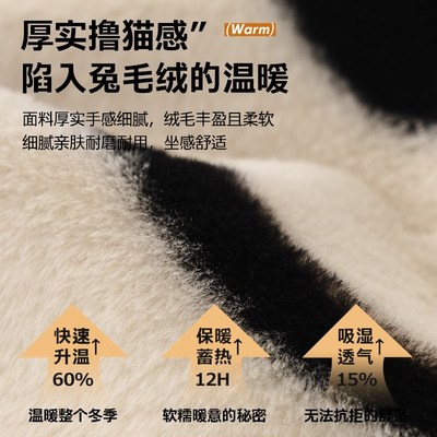 沙发垫秋冬加厚保暖毛绒沙发盖布冬季兔毛固定防滑坐垫靠背罩巾