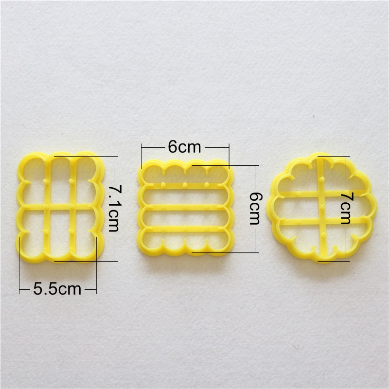 印度尼西亚经典饼干模具3件套生日古董饼干模具3D打印饼干模具