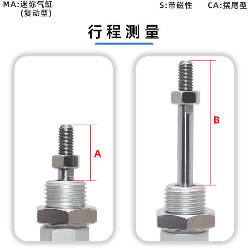 小型气动迷你气缸M2*75C