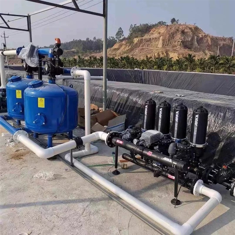 砂石过滤器自动反冲洗过滤器 喷灌农业滴灌过滤器 砂石自动过滤器