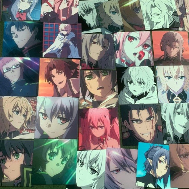 终结的炽天使日漫贴纸装饰素材包二次元动漫贴画diy笔记本水杯贴,文具电教/文化用品/商务用品,贴纸/立体贴纸,淘宝优惠券,粉丝福利购,淘宝优惠卷