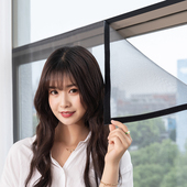 窗户防蚊纱窗纱网自装 魔术贴沙窗网家用自粘磁铁磁吸隐形简易窗帘