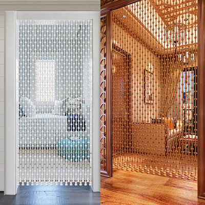 桃木葫芦门帘隔断帘家用中式珠帘玄关卧室客厅厕所帘子免打孔