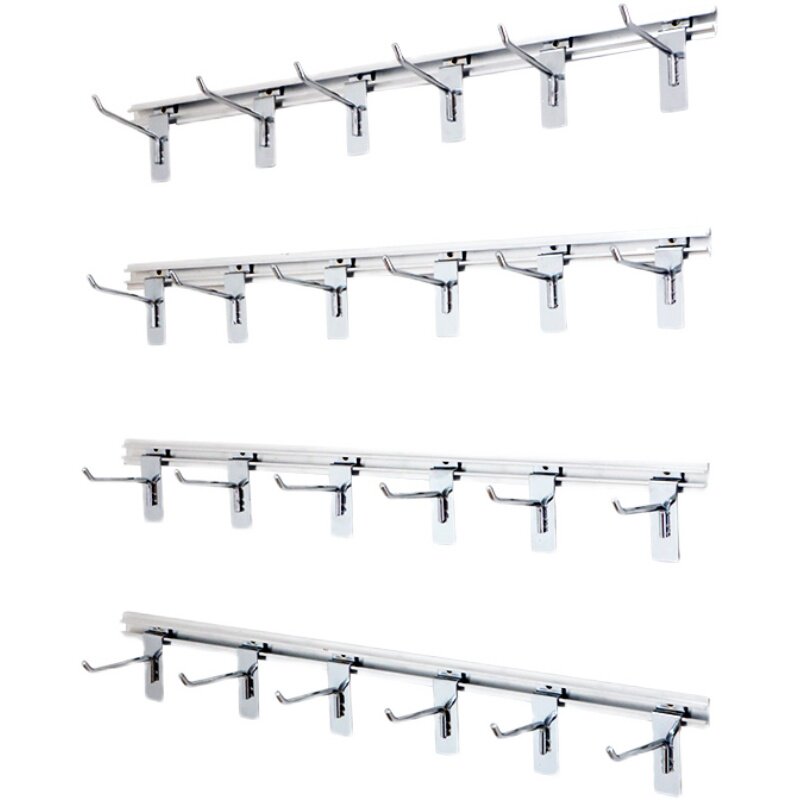 手机配件展示架袜子零食饰品挂架子壁挂式展架槽板上墙展示架挂钩