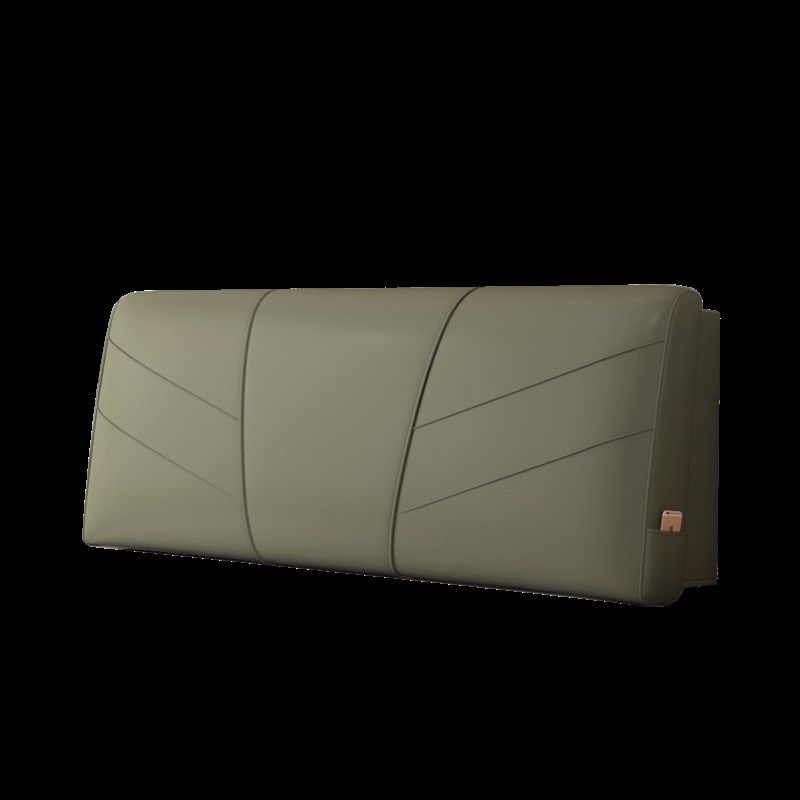 署策超纤皮床头靠垫榻榻米靠背软包双人大靠背弧度靠背艾草海绵垫