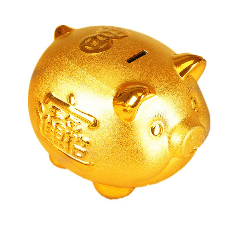 陶瓷金猪储蓄罐储钱罐存钱罐只进不出超大号成人儿童猪年礼物创意