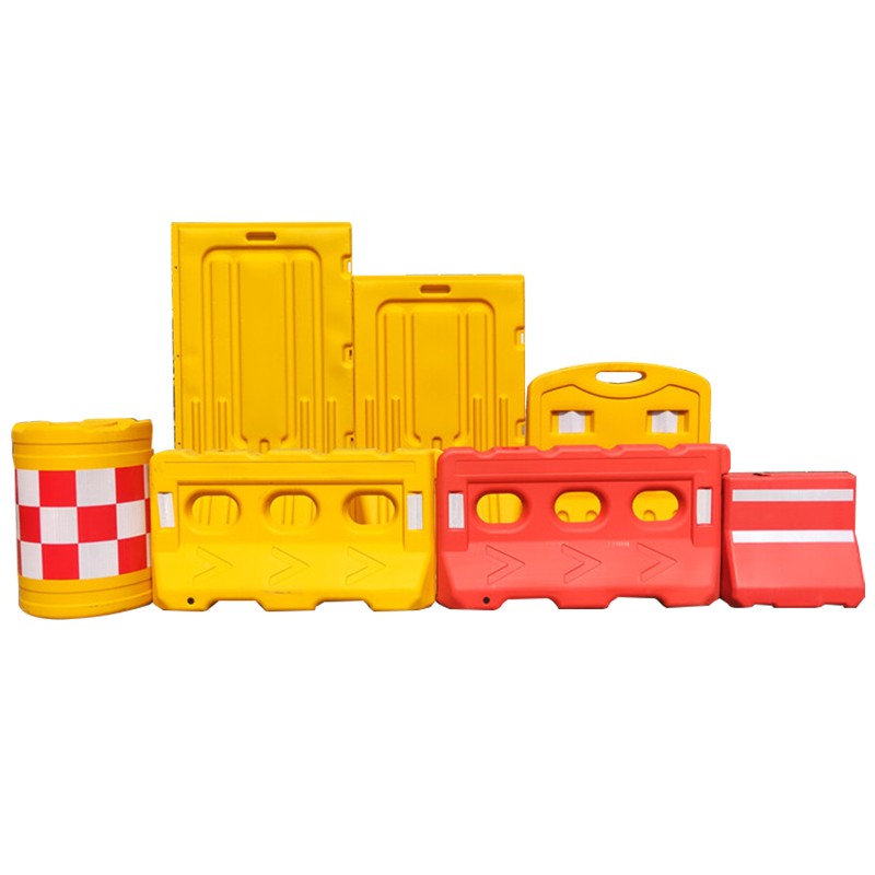 三孔水马围挡1.8米 注水围挡施工挡板水马护栏塑料防撞桶滚塑水码